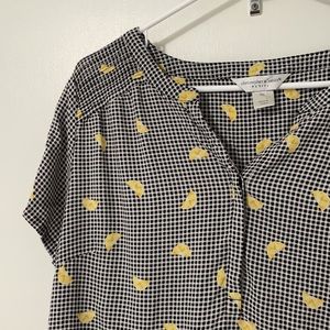 Lemon Gingham Shirt